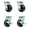 Service Caster Tool Box Caster Wheel Set 4'' Phenolic Swivel Casters, 4PK TOOL-SCC-30CS420-PHR-2-TLB-2 - alternate 1